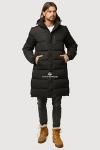 Куртка зимняя удлиненная мужская черного цвета 1780Ch