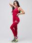 Женский спортивный костюм для фитнеса бордового цвета 21104Bo