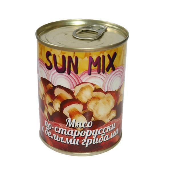 Готовое второе блюдо Sun Mix в ассортименте. Консервированные вторые блюда.