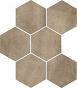 Коллекция Crays, Marazzi, плитка гексагон, плитка шестиугольная, плитка шестигранная
