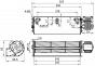 Вентилятор тангенциальный JQF25.60.240R