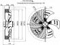 Вентилятор осевой YWF4T-630B5DI