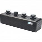 STOUT SDG-0016 Стальной распределительный коллектор 2 отопительных контура. В теплоизоляции DN 25 SDG-0016-004002
