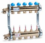 Коллектор Watts HKV/T-8 с расходомерами (на восемь контуров) для теплого пола