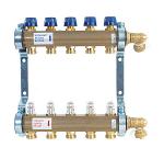 Коллектор для теплого пола из латуни с расходомерами Watts HKV/T-8 8 вых.