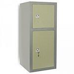 Сейф Рипост P-781 с ключевым замком. Двухсекционный офисный сейф.