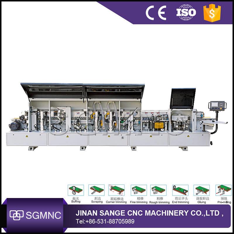 2016 новый автоматический деревообрабатывающий станок для оклейки кромок машина, кромкооблицовочные