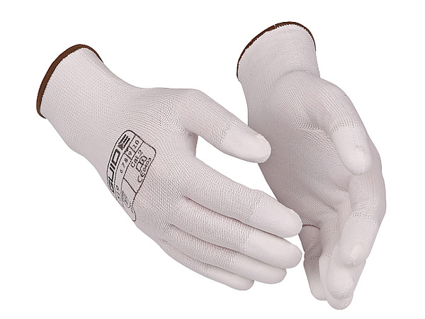 Перчатки GUIDE 519 из нейлона с полиуретановым покрытием кончиков пальцев