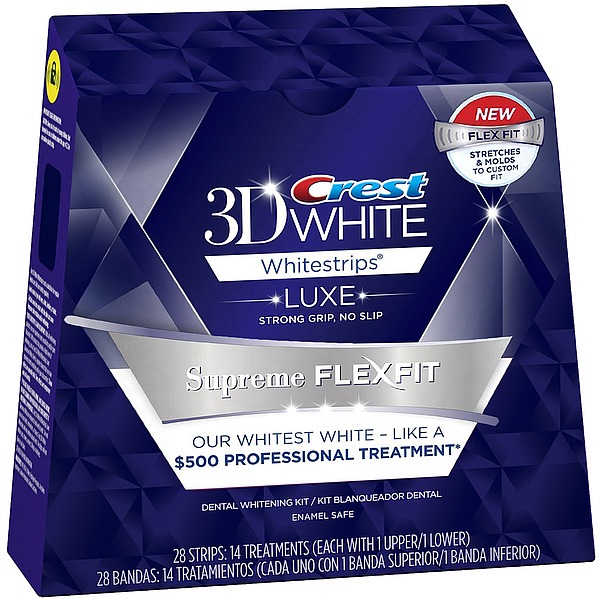 Отбеливающие полоски Crest 3D White FlexFit